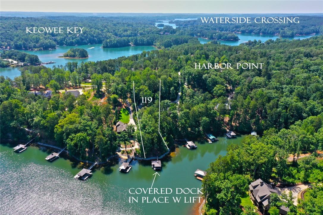 Image 4: Panoramic lakefront setting with private covered d