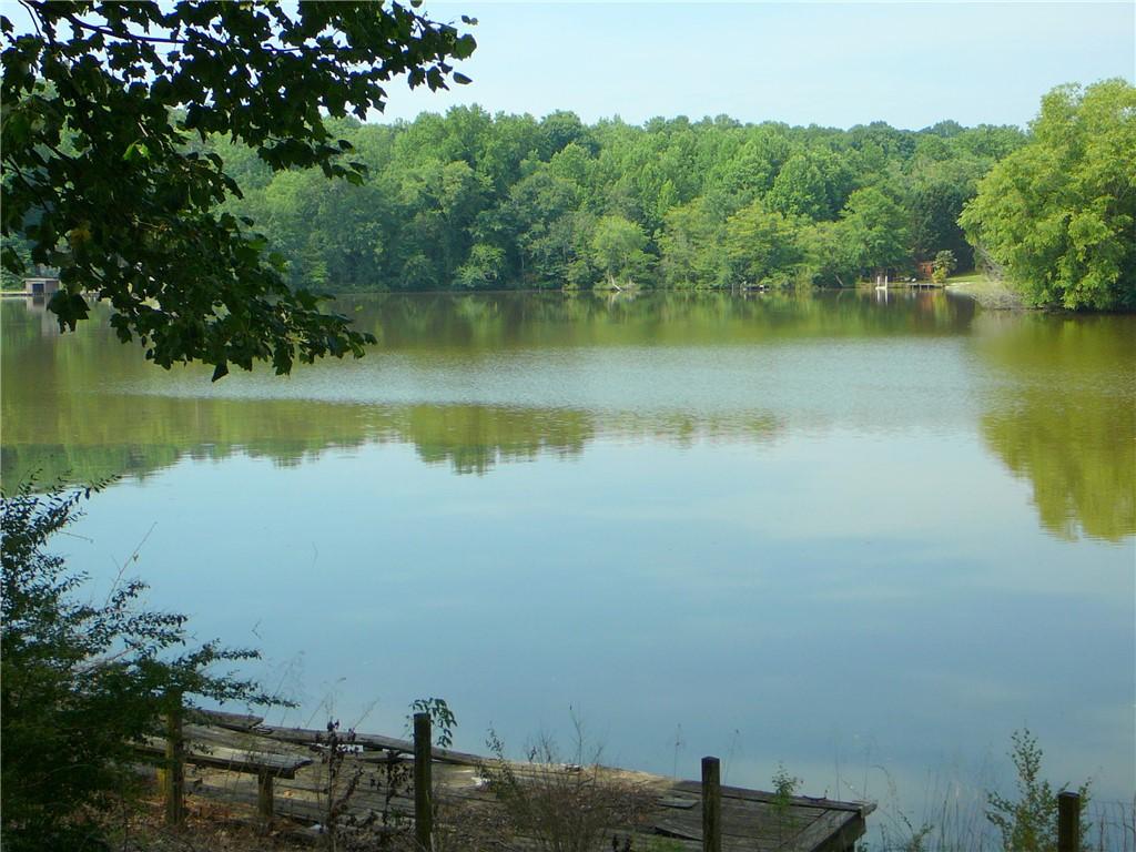 Image 2: Discover serene lake views with a private dock, pe