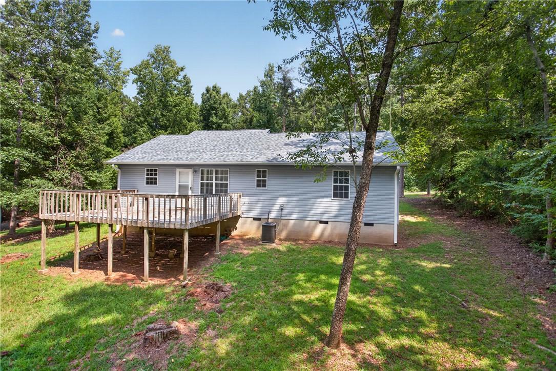 Image 2: Private deck on rear of house