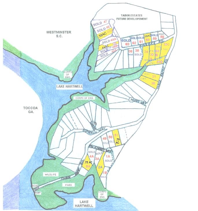 LOT 45A Tabor Estates, Westminster, SC lhrmls00132925