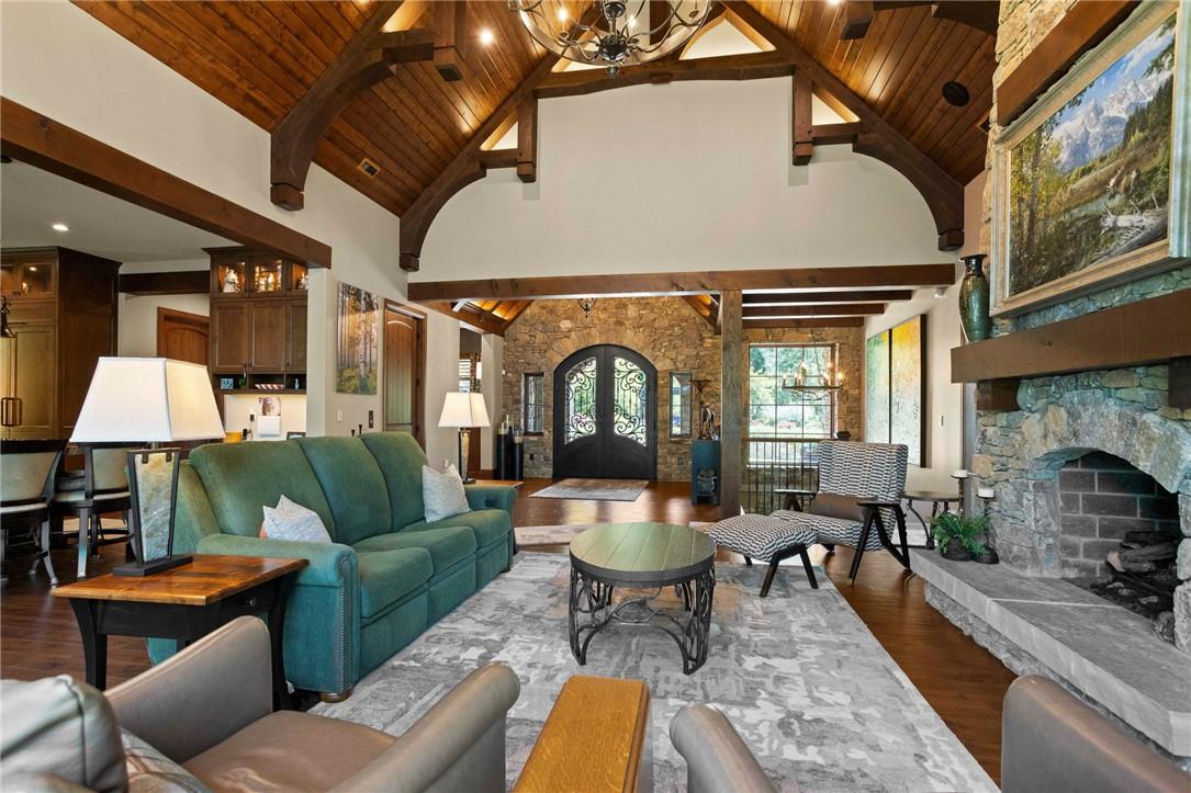 Image 4: Architectural splendor unfolds in this great room,
