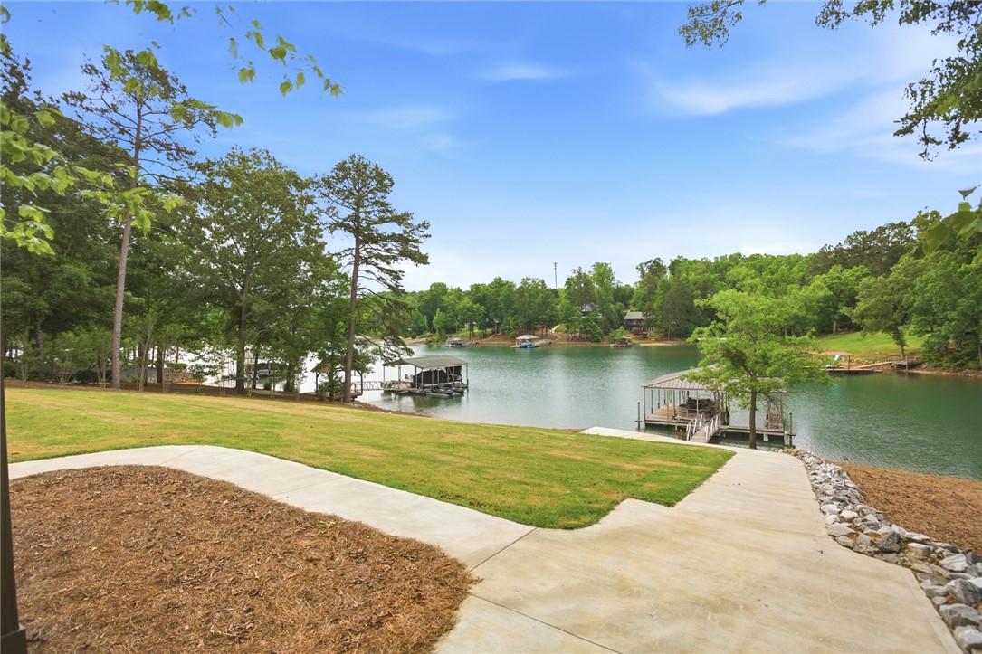 Image 2: A tranquil lakefront setting featuring a easily ac