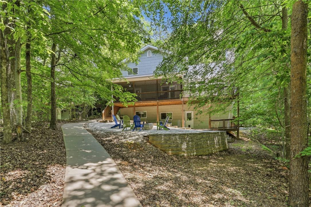 Image 3: Patio and fire pit