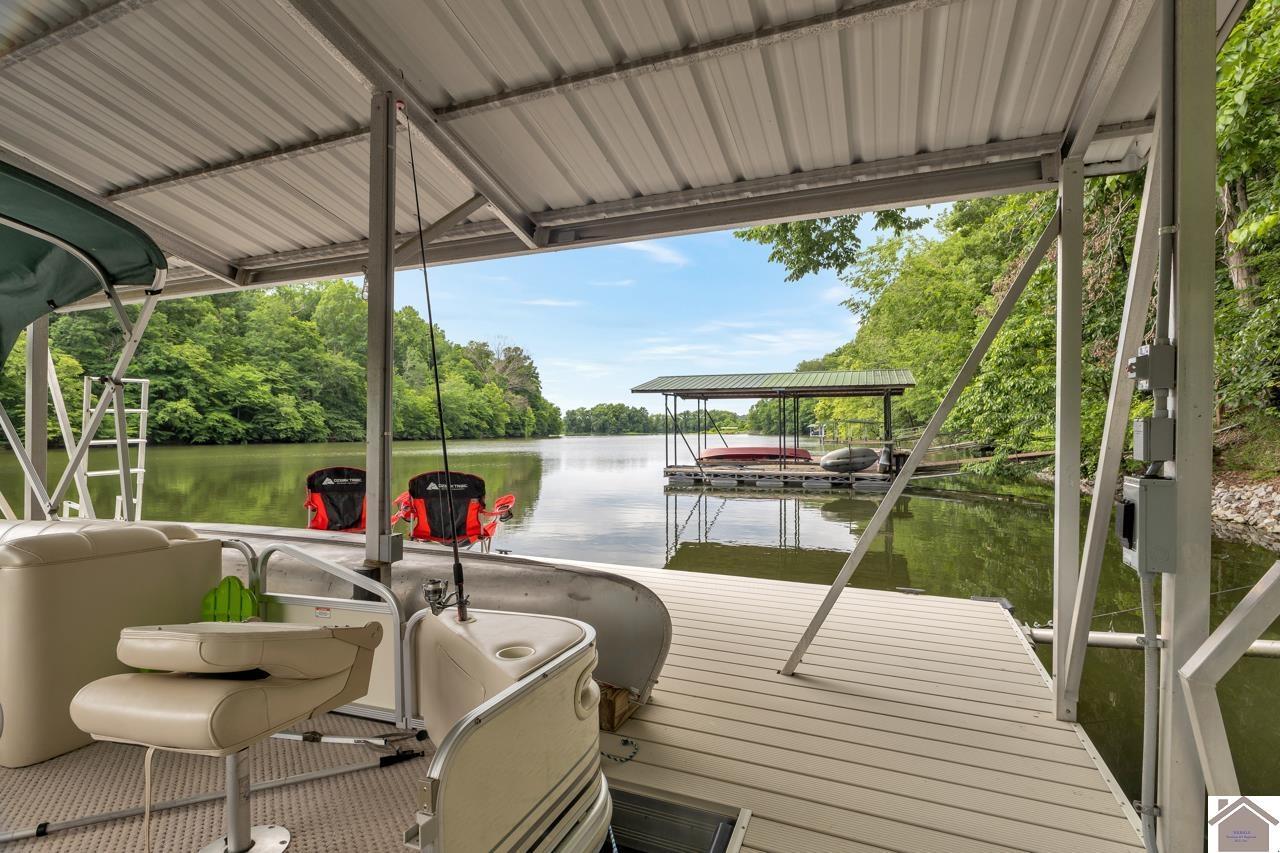 Image 3: Summer Water Depth: 10 1/2 ft at back of dock
