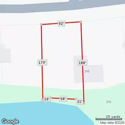 Image 1: Lot dimensions Lauderback