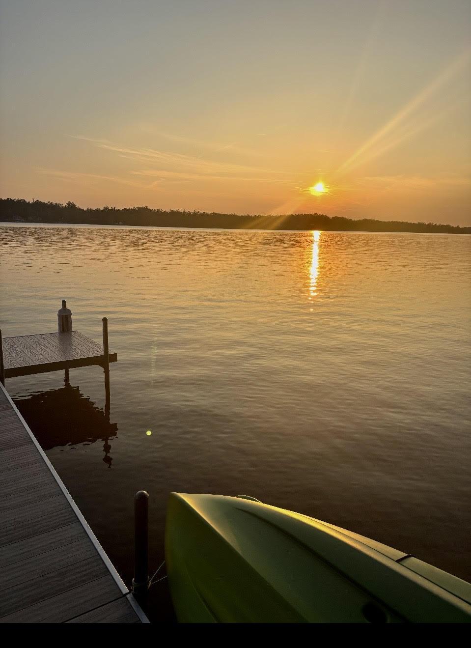 Image 4: Sunset over Long Lake