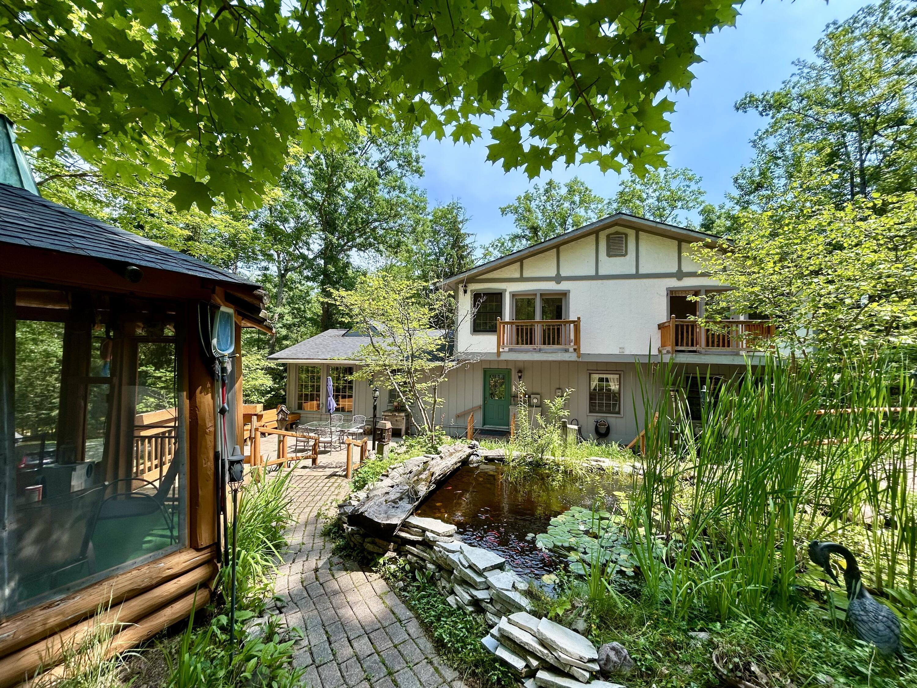 Image 2: Gazebo overlooking Koi pond