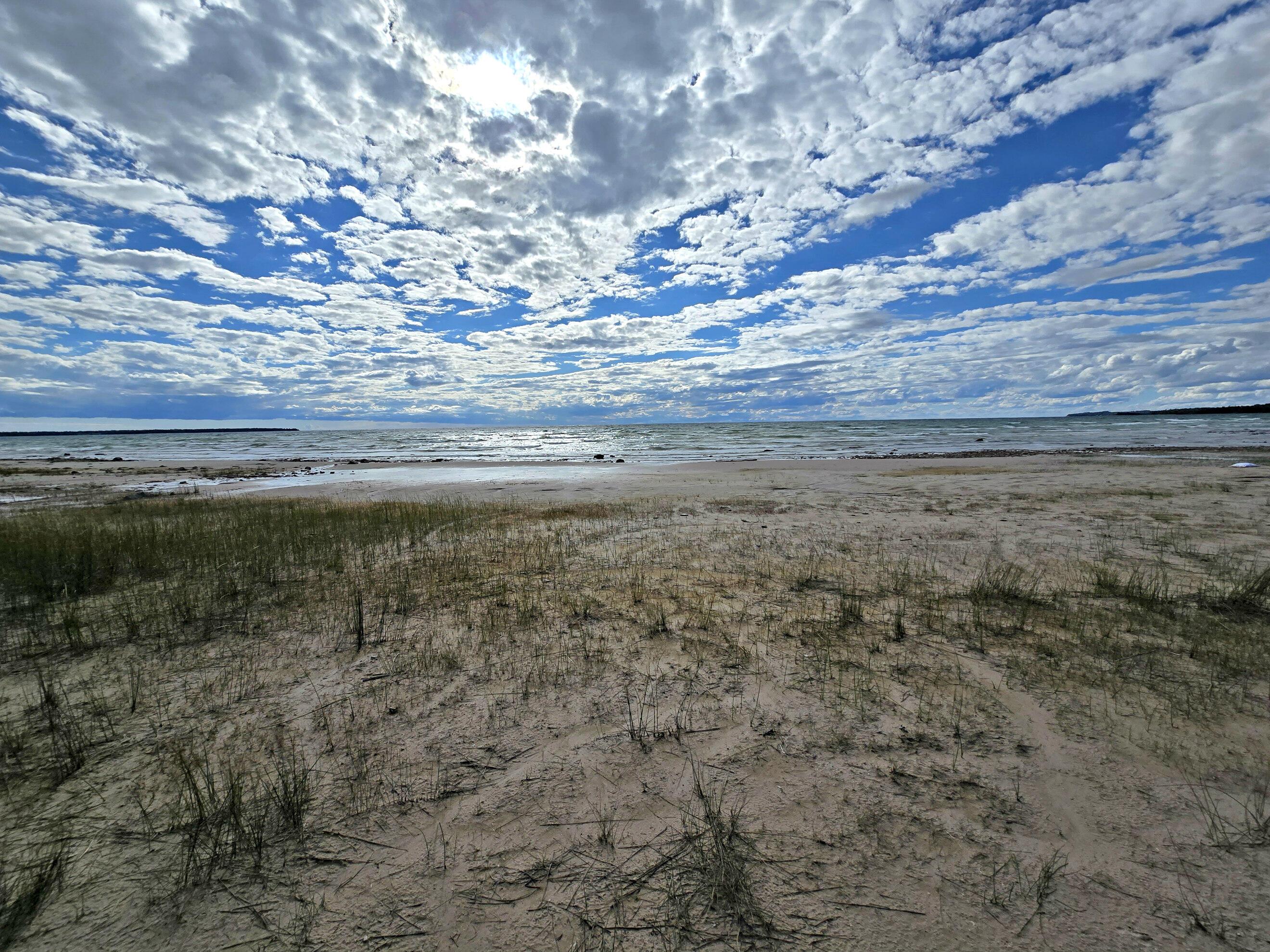 Image 1: Lake Michigan at Gros Cap