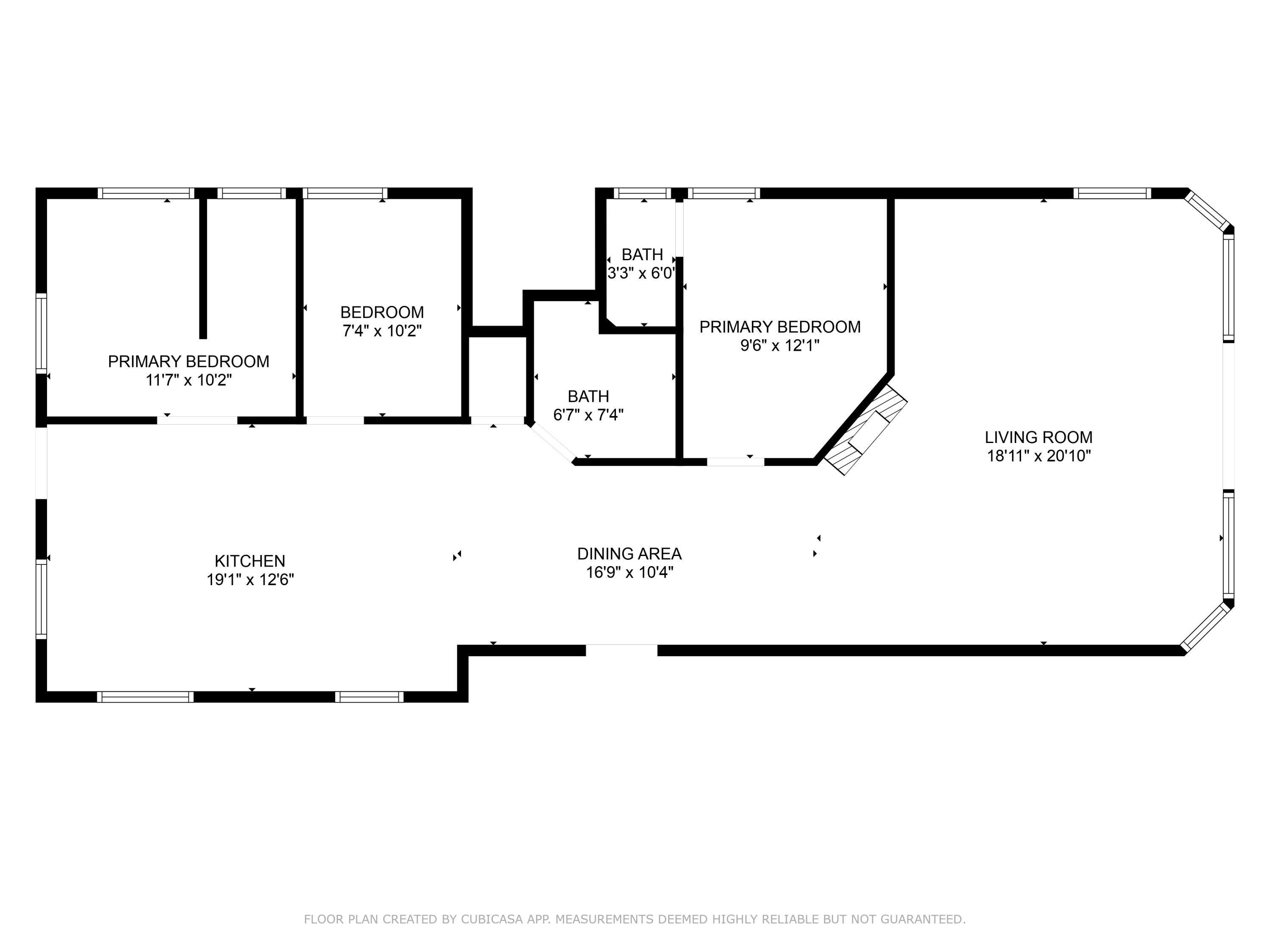 Image 2: 2D Floor Plan for 615 Long Point Drive