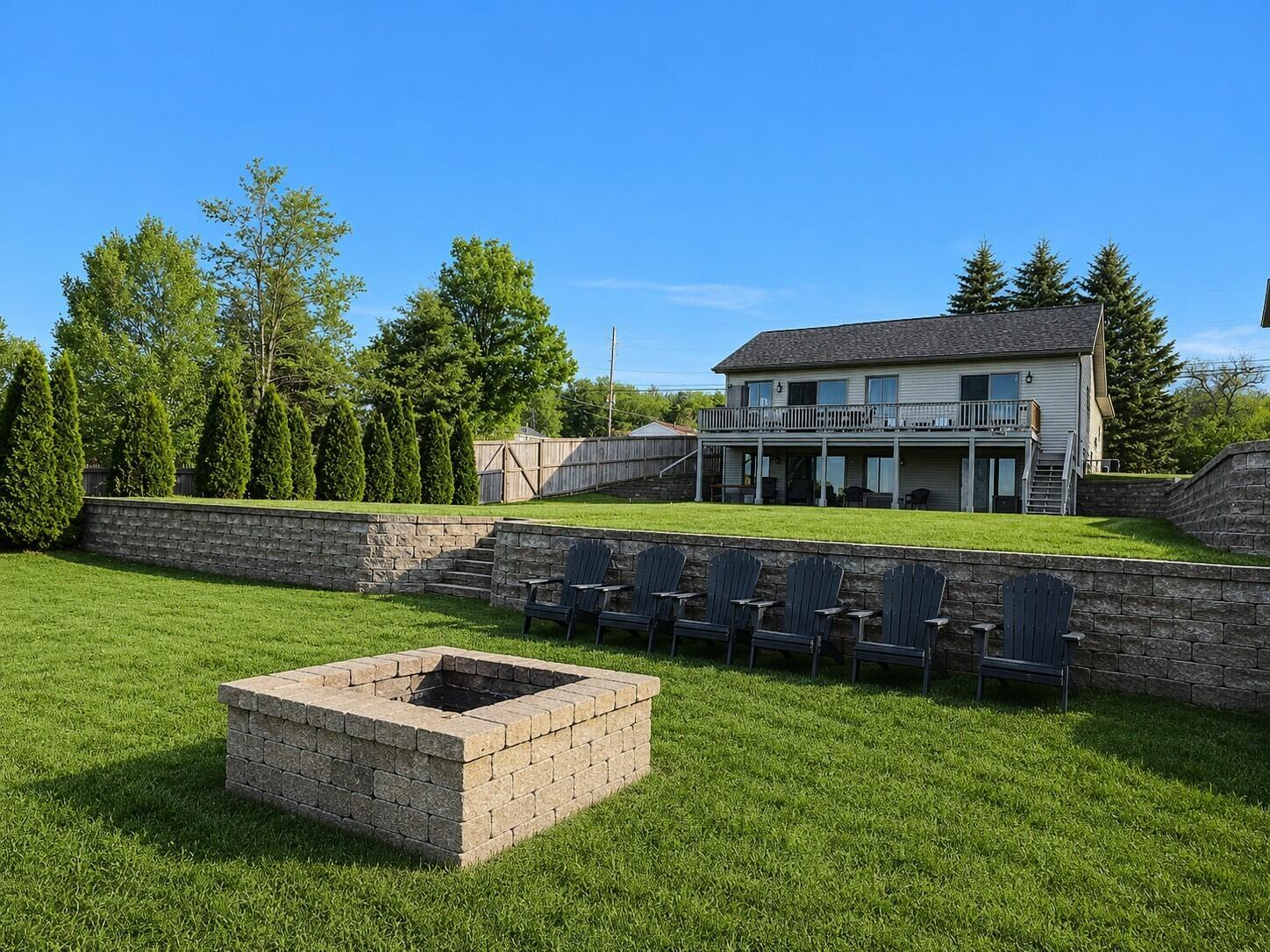 Image 4: Front view with firepit