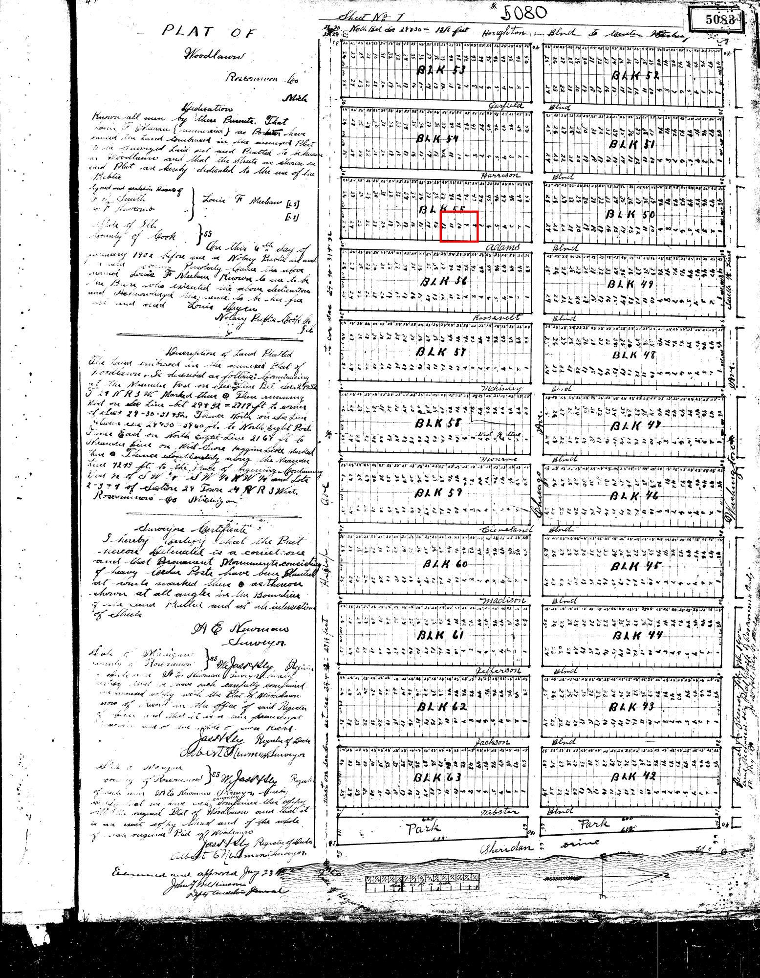 Image 4: Plat - Marked